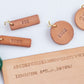 Personalized Leather Tag