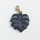 Monstera Deliciosa Leather Bag Charm