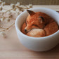 Fox in Teacup Figurine - Red / Orange