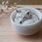 Fox in Teacup Figurine - White