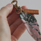 Begonia Grandis Leather Bag Charm