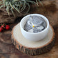 Owl in Teacup Figurine - Gray