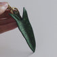 Alocasia Zebrina Reticulata Leather Bag Charm