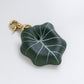 Philodendron Gloriosum Leather Bag Charm