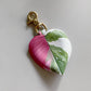 Philodendron White Princess Leather Bag Charm