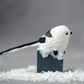 Silver Throated Bushtit Figurine