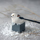 Silver Throated Bushtit Figurine