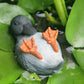 Wobbly Duck Figurine - Gray