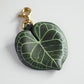 Anthurium Clarinervium Leather Bag Charm