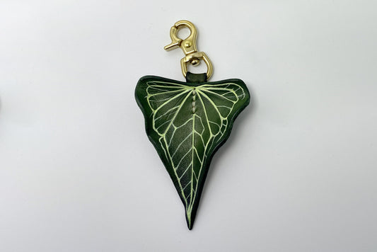 Anthurium Delta Force Leather Bag Charm