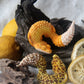 Gecko in Teacup Figurine - Leopard Gecko