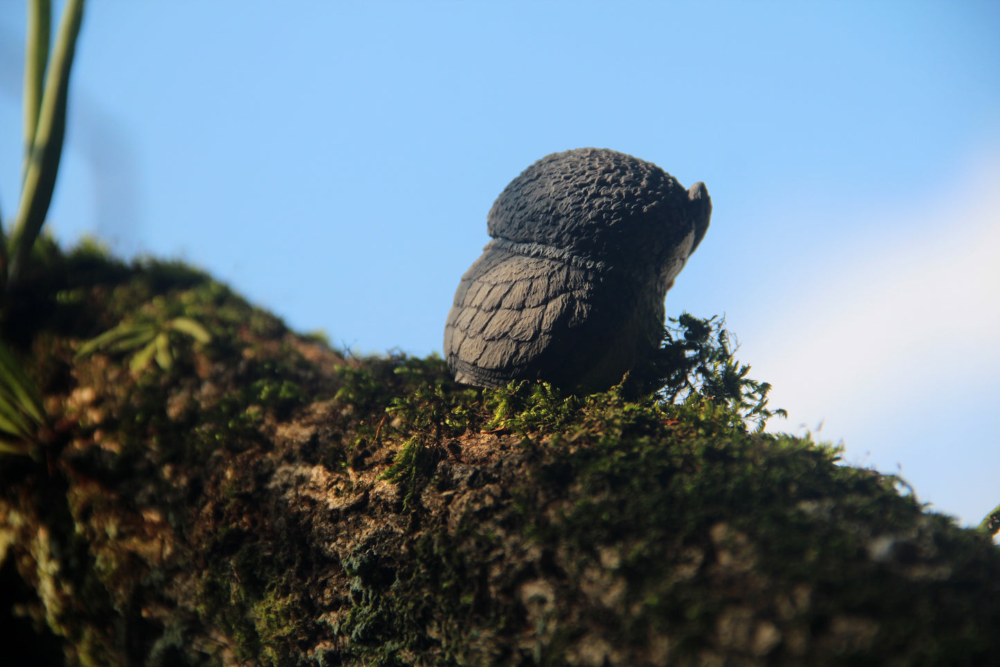 Owl Figurine - Gray