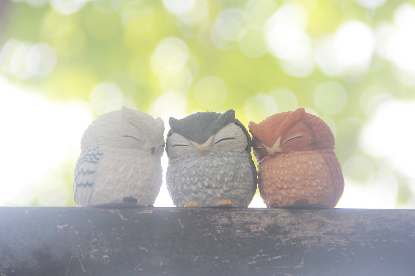 Owl Figurine - Gray