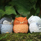 Owl Figurine - Gray