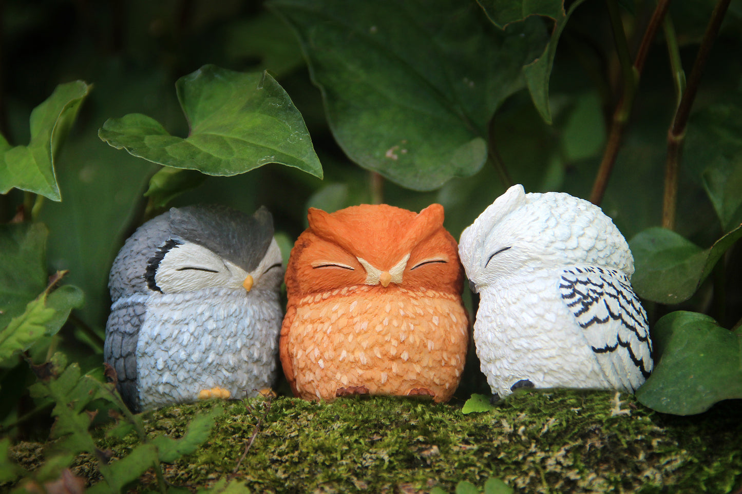 Owl Figurine - Gray