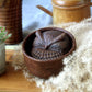 Owl in Teacup Figurine - Large