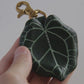 Anthurium Crystallinum Leather Bag Charm